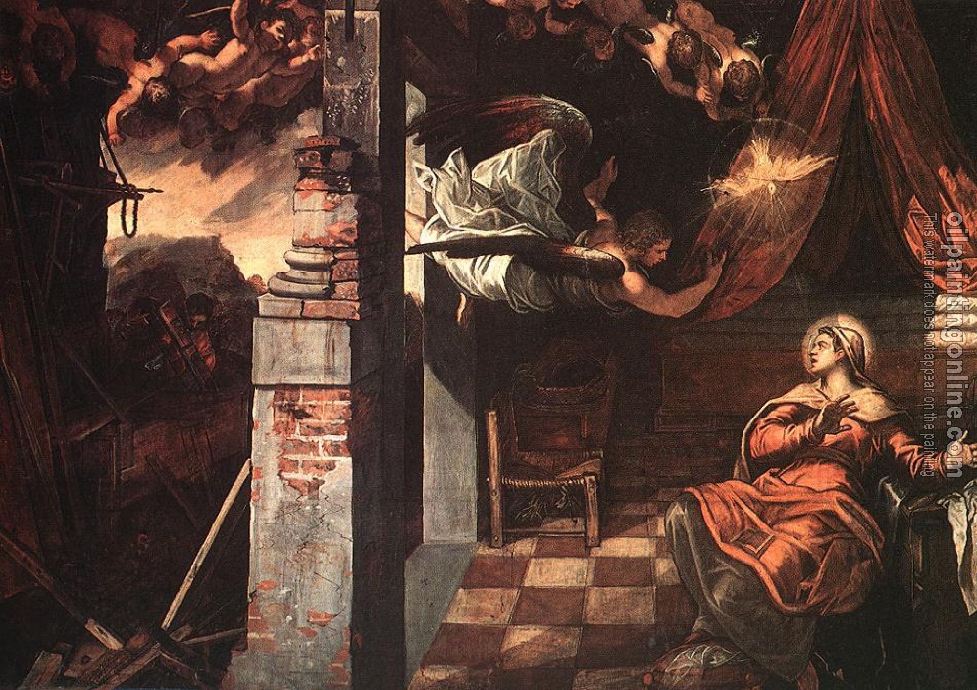 Jacopo Robusti Tintoretto - Annunciation